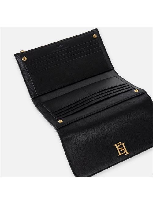 Portafogli con tracolla con logo in metallo ELISABETTA FRANCHI | PF11A41E2110110